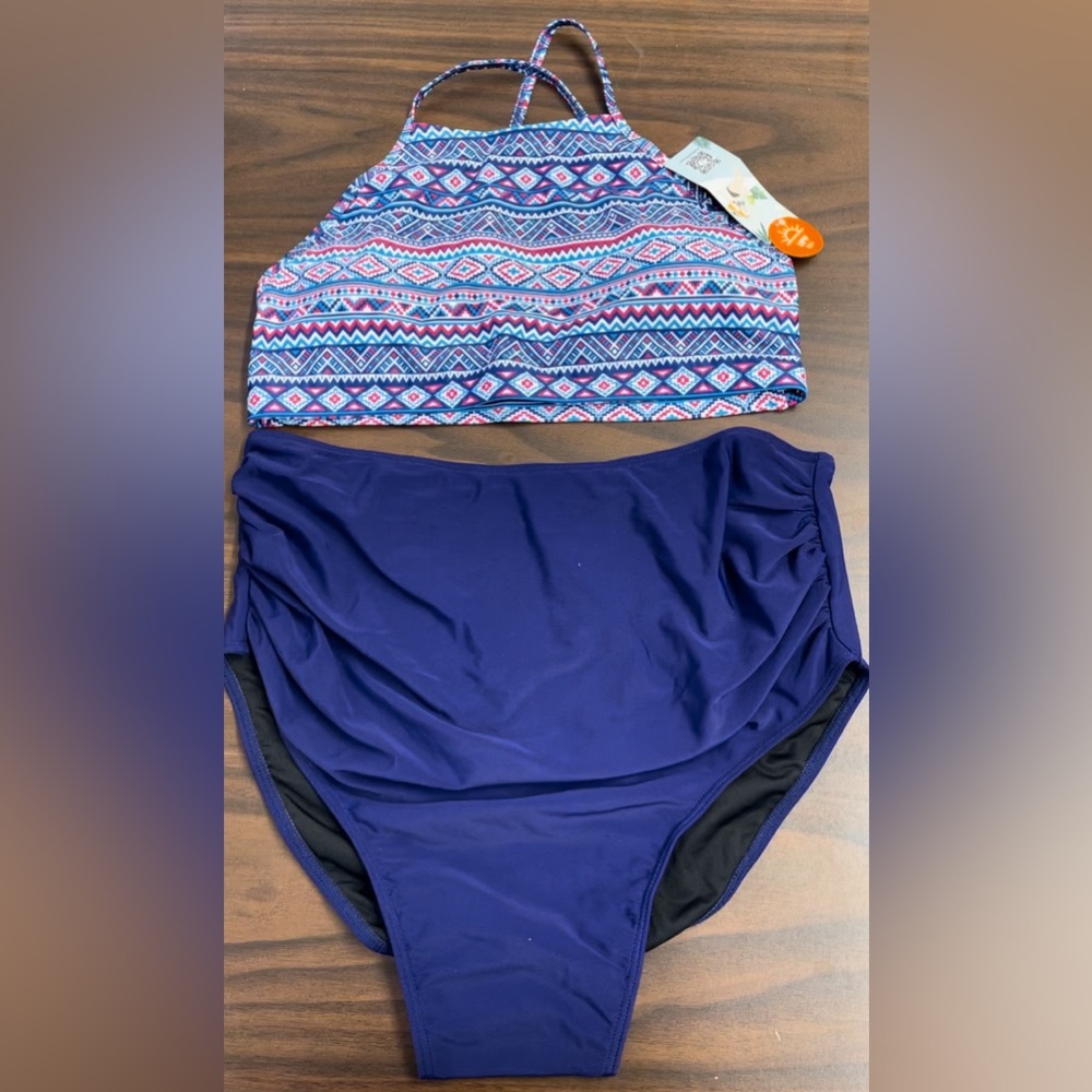 Women Maternity pregnancy swimsuit 2 piece